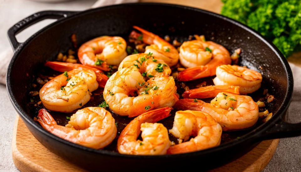 Как приготовить идеальные жареные креветки с чесноком: пошаговый гид