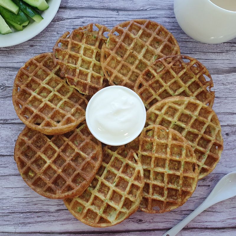 Кабачковые вафли: вкусное и полезное блюдо без глютена и масла
