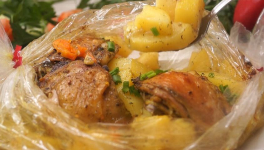 Необычный ужин: картошка, как пюре, и мясо, тающее во рту