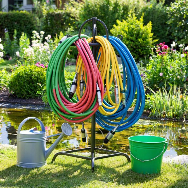 Как навсегда избавиться от запутанного садового шланга: простые и стильные решения