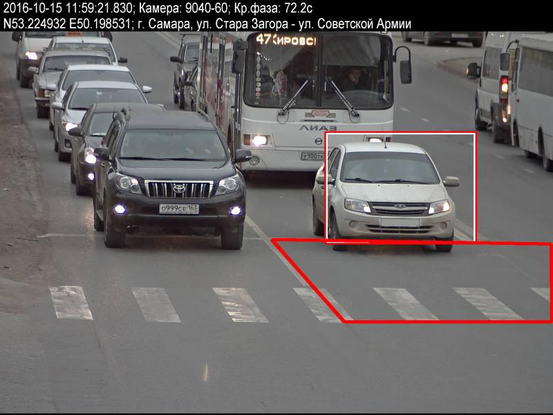 Как действовать при красном свете, если вы заехали за стоп-линию?