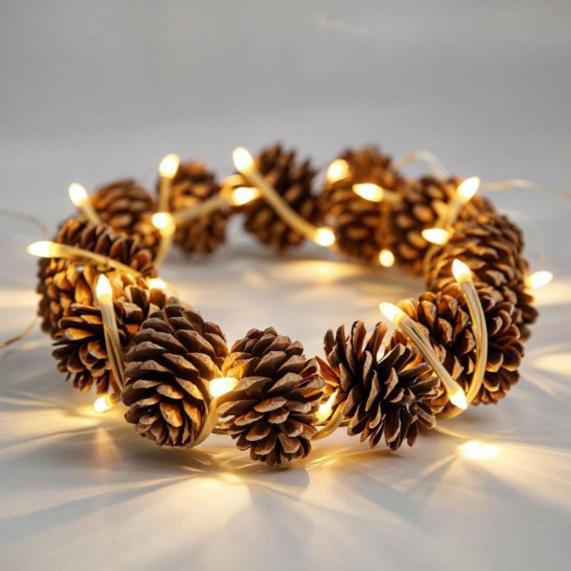 Создание волшебной гирлянды из шишек: наполняем дом уютом
