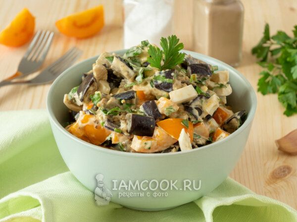 Салаты из баклажанов: идеи для уютного ужина