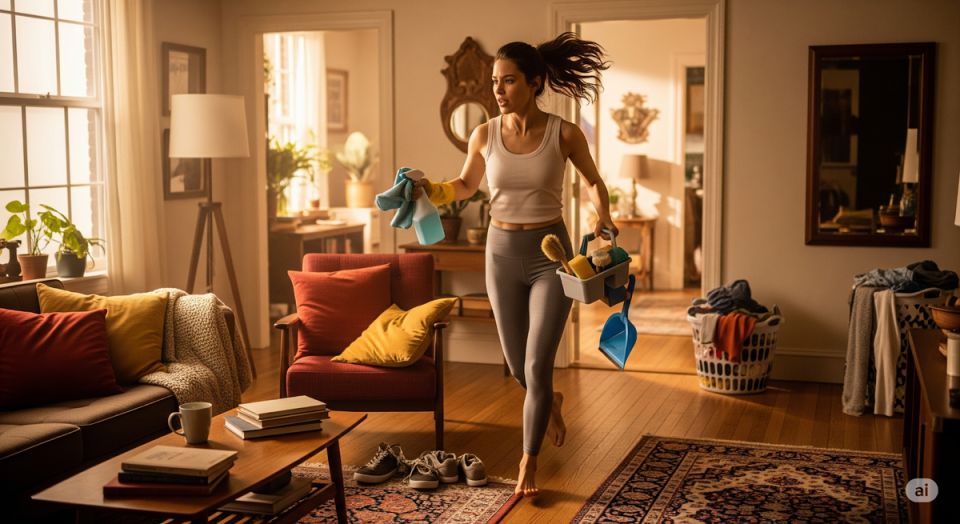 Жизнь в хаосе: как быстрая уборка создает иллюзию порядка