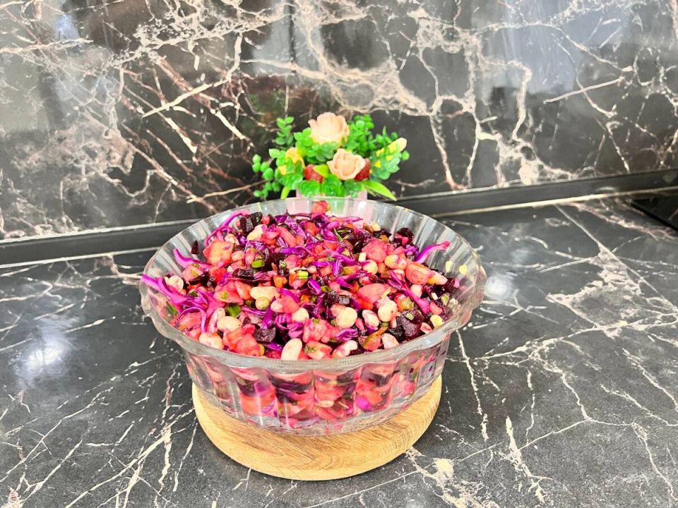 Винегрет с краснокочанной капустой: яркое вкусовое обновление классического рецепта