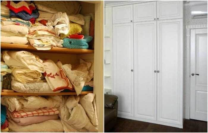 Как эффективно освободить место в бельевом шкафу: метод функционального исключения
