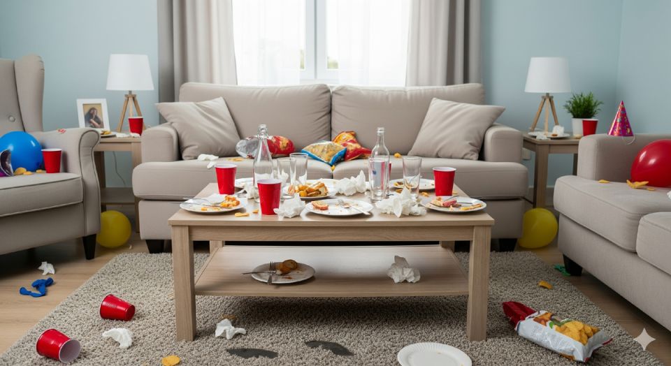 Секреты быстрого восстановления порядка после гостей