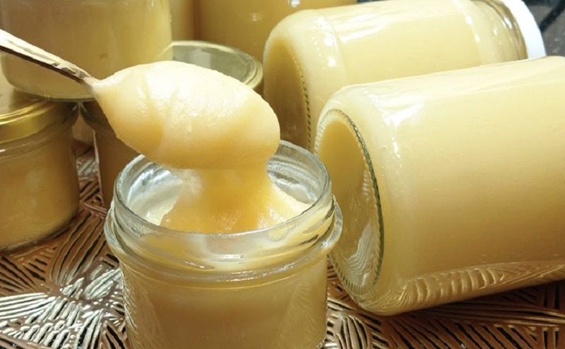 Нежный яблочный крем-пюре со сливками: изысканный завтрак и зимняя заготовка