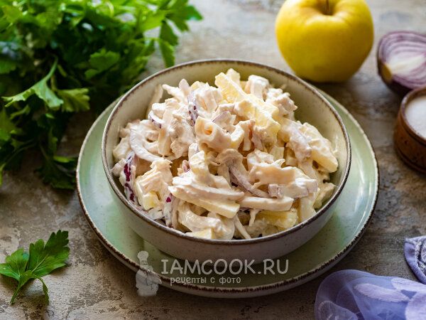 Необычный салат для новогоднего праздника