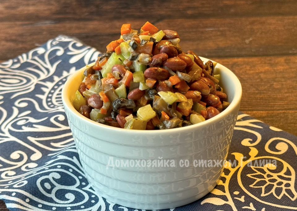 Постный салат с аквафабой: привкус праздника без постных ограничений