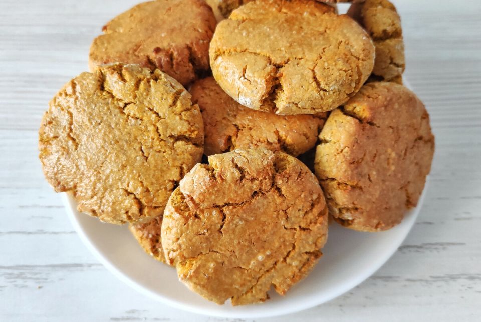 Полезное тыквенное печенье без сахара и глютена