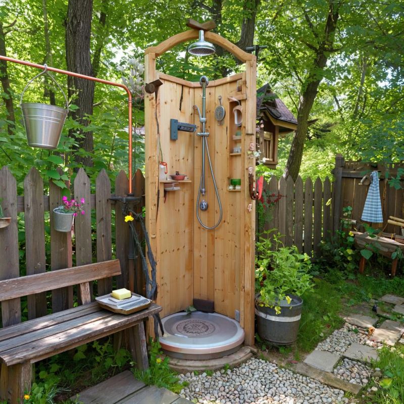 Как организовать идеальный дачный душ: комфорт, экологичность и уединение