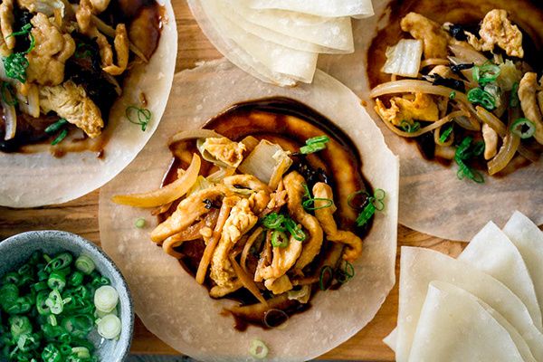 Как приготовить му шу с курицей