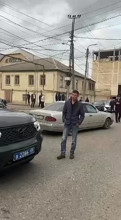 Видеокадры с места перестрелки в Махачкале