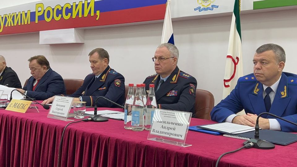 Начальник ГУ МВД России по СКФО Сергей Бачурин принял участие в совещании в МВД по Республике Ингушетия