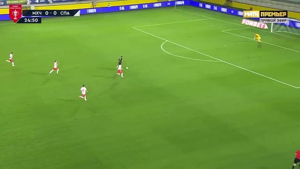 Московский «Спартак» одержал победу над махачкалинским «Динамо» в матче шестого тура группового этапа Кубка России