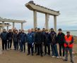 Общественный выезд на стройплощадку подъездной автомобильной дороги к Махачкалинскому морскому торговому порту