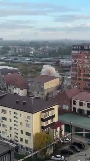 В Махачкале подавленный средствами РЭБ дрон противника до цели не долетел и упал где-то в районе железнодорожного вокзала