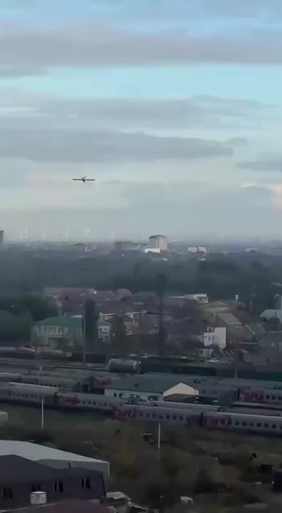 Утром беспилотники противника атаковали Махачкалу