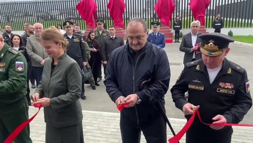 Новый современный военный госпиталь открыли сегодня в Махачкале, на берегу Каспийского моря