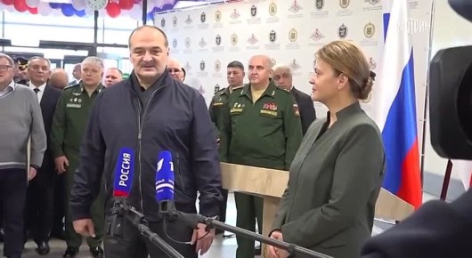 Подробный репортаж с открытия военного госпиталя нашего коллеги Саркара Магомедова