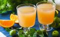 Сочный компот из незрелых яблок с ярким привкусом апельсина