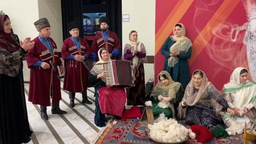 В рамках Международного женского форума, который проходит в Дагестане, на площадке Исторического парка Махачкалы развернули национальные подворья народов Республики Дагестан