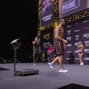 Финальный стердаун Умара Нурмагомедова и Марио Баутисты перед завтрашним поединком