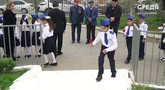 Юные патриоты Каспийска пополнили ряды аметхановцев