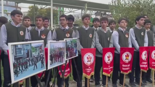 Митинг к 100-летию со дня рождения генерал-майора Омара Муртазалиева проходит сегодня в парке Воинов-интернационалистов в Махачкале, названном в честь него