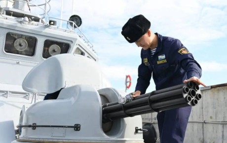 На Каспийском море завершается плановая подготовка кораблей Военно-морских сил Республики Казахстан к предстоящему зимнему сезону