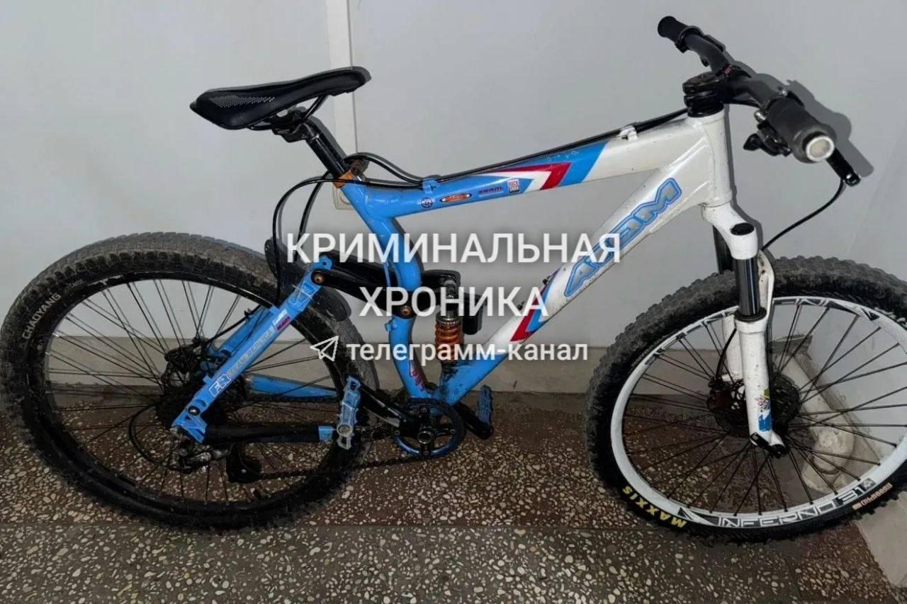 В Избербаше мужчина украл велосипед, хотя не умел на нем кататься