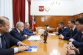 Сергей Меликов обсудил с руководителем Росморречфлота Андреем Тарасенко развитие мореходного училища и махачкалинского порта