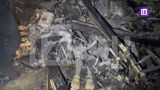 "Известия" публикуют кадры с места крушения вертолета Ка-226 в Дагестане