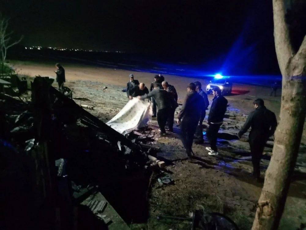 Обстановка на месте крушения вертолета в Дагестане Обстановка на месте крушения вертолета в Дагестане