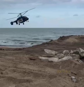 Момент крушения частного вертолета в Дагестане – четыре человека погибли, еще трое госпитализированы: