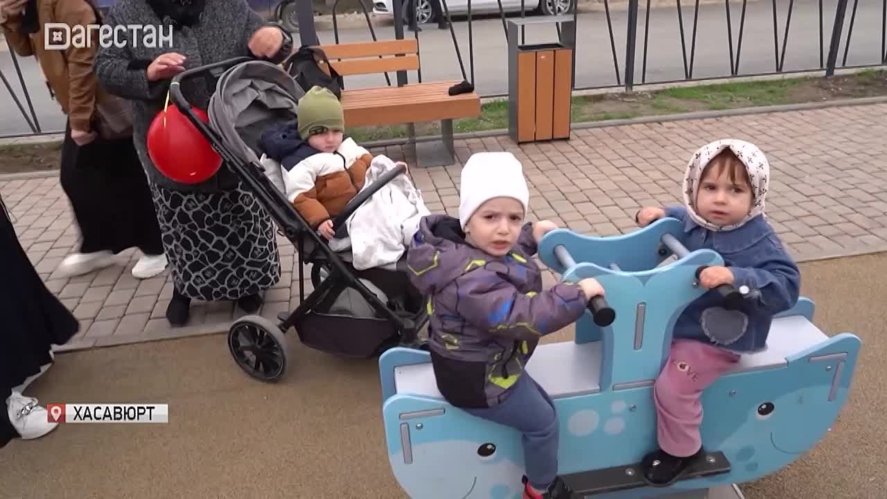 Новая благоустроенная аллея появилась в Хасавюрте