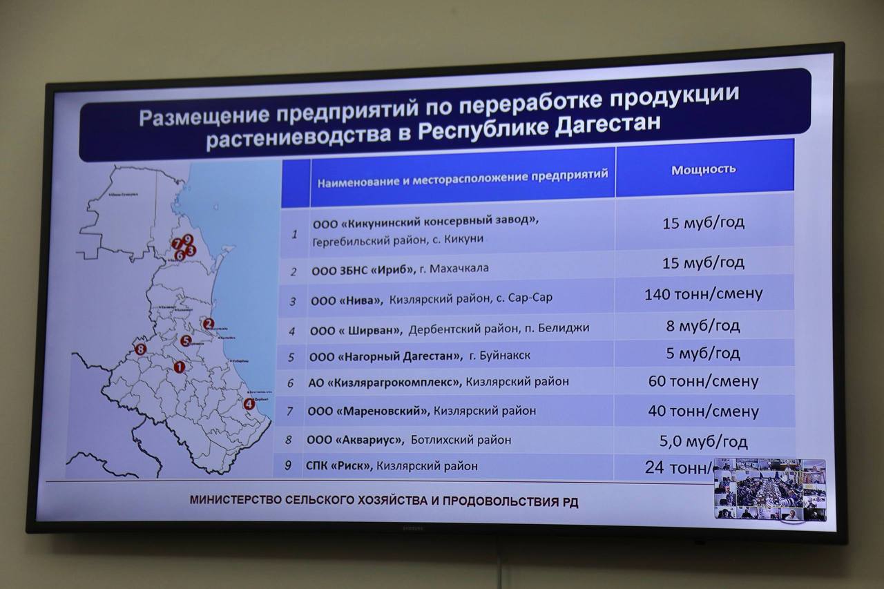 Свыше 1,3 тыс. тонн овощей и плодов направили на переработку в Дагестане Свыше 1,3 тыс. тонн овощей и плодов направили на переработку в Дагестане