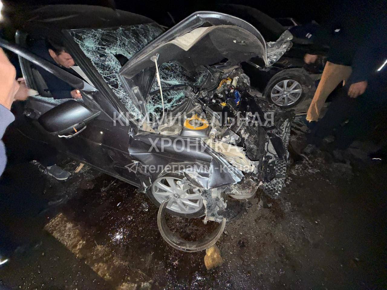 Четыре машины столкнулись в Буйнакском районе: есть погибшая