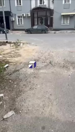 По предписанию управления административно-технической инспекции администрации Махачкалы было восстановлено дорожное полотно на ул. Нахимова и пр. А. Султана