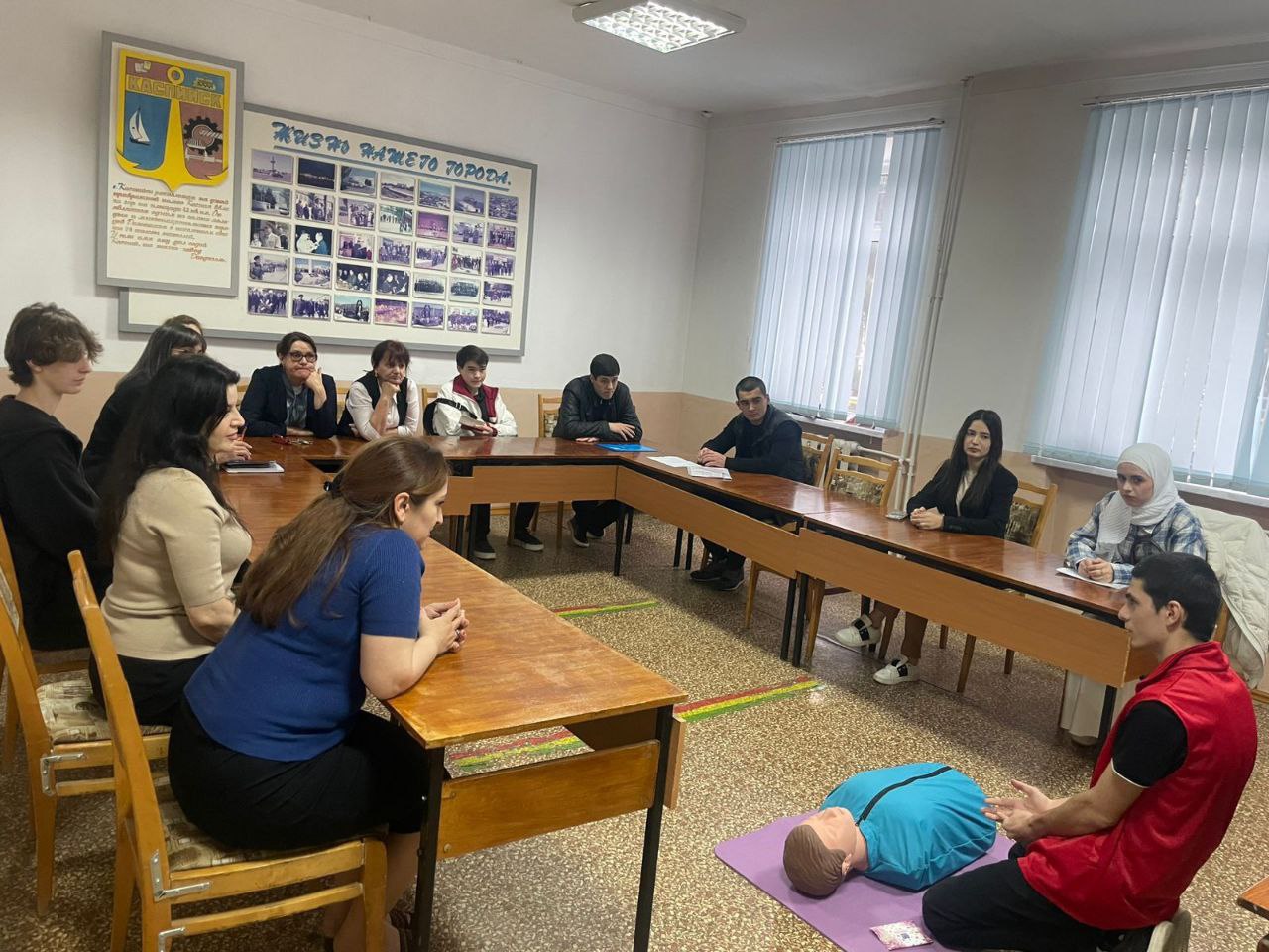 Сотрудники Каспийского военкомата прошли обучение по оказанию первой помощи Сотрудники Каспийского военкомата прошли обучение по оказанию первой помощи