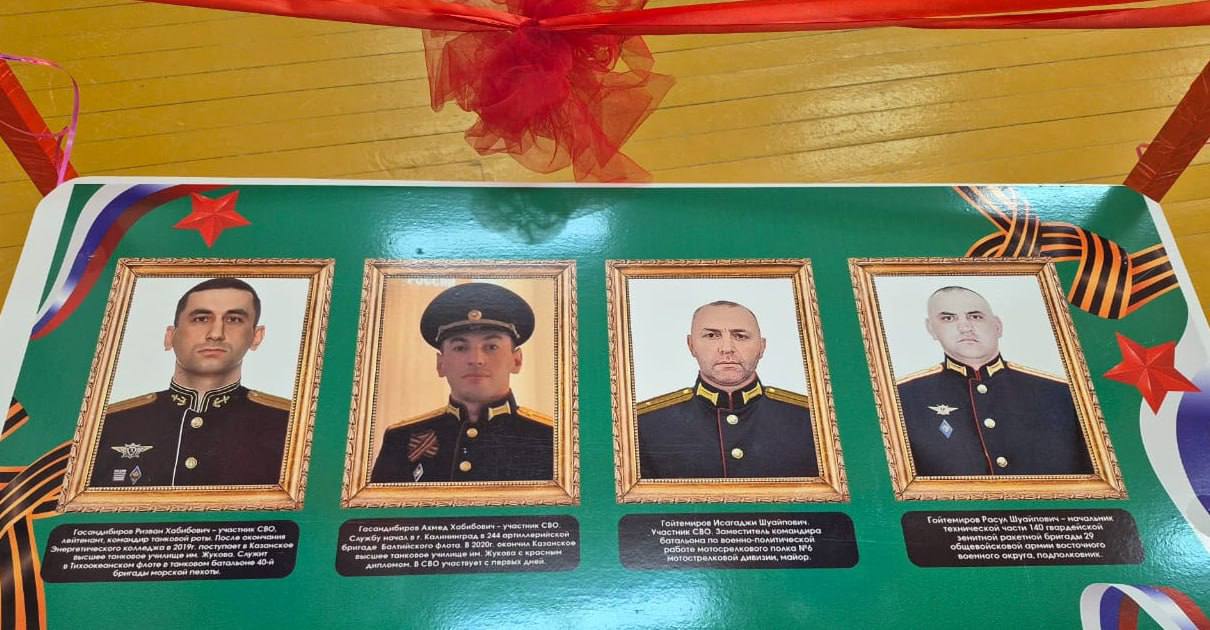 В Хасавюрте открыли «Парту героя» в рамках партийного проекта «Новая школа» В Хасавюрте открыли «Парту героя» в рамках партийного проекта «Новая школа»