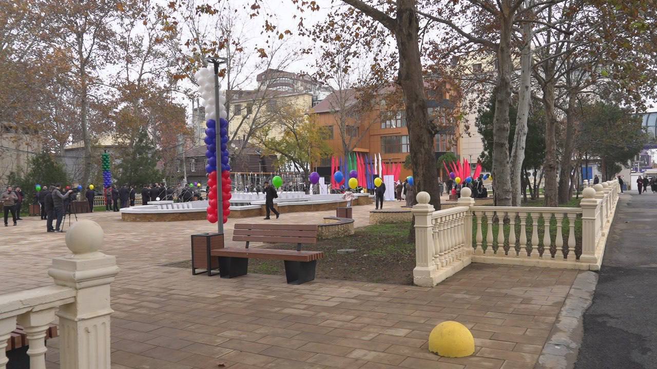 В столице Дагестана торжественно открыли обновленный сквер на улице Ахмата Кадырова