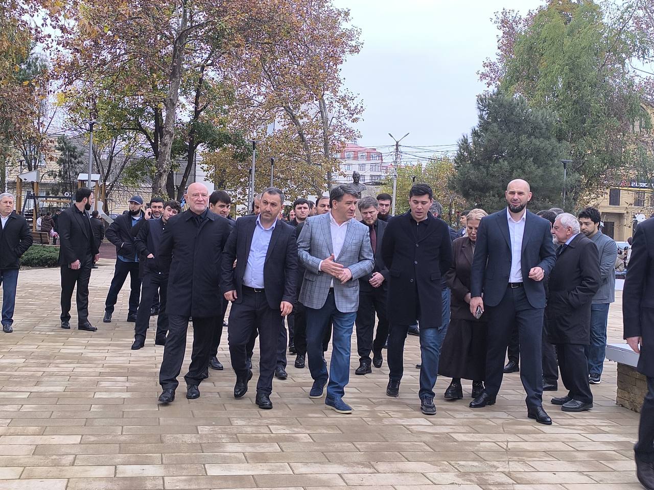 Сквер на улице Ахмата-Хаджи Кадырова открыт после масштабного преображения