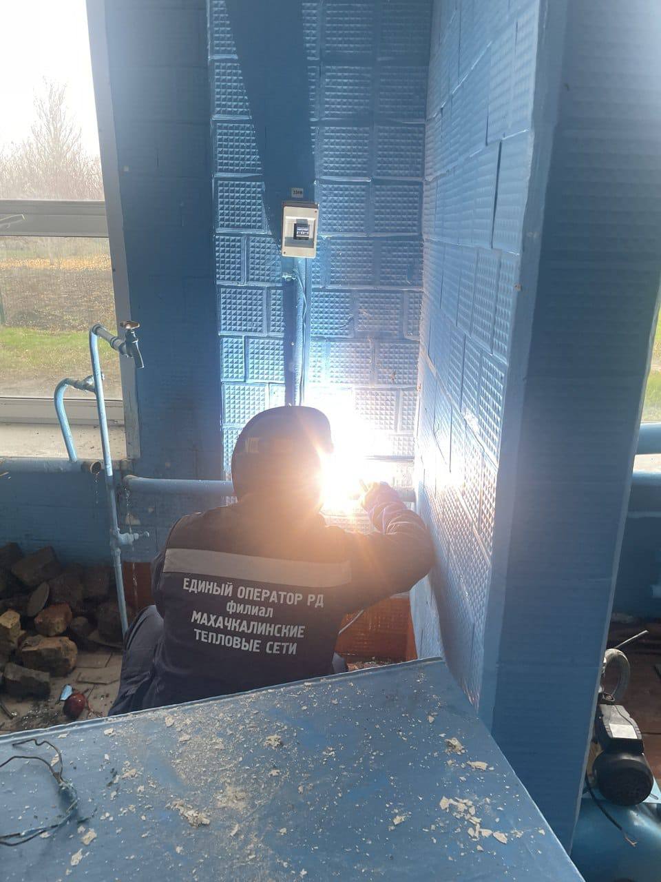 Дагестанцы восстановили работу системы отопления в селе Любимовка Дагестанцы восстановили работу системы отопления в селе Любимовка