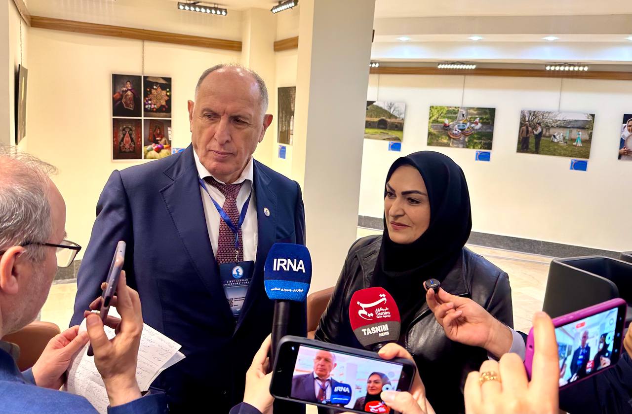 Премьер-министр Дагестана дал интервью иранским СМИ на полях форума прикаспийских регионов