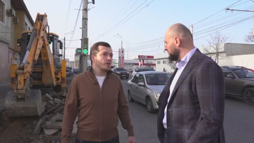 На проспекте Петра I администрация Махачкалы реализует комплекс мер, направленных на увеличение пропускной способности улично-дорожной сети