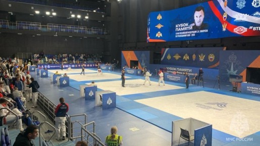 Сотрудники Главного управления МЧС России по Республике Дагестан Анвер Курбанов и Роман Рамазанов принимают участие с составе сборной команды СКФО во Всероссийских соревнованиях по рукопашному бою памяти Героя России Евгения...