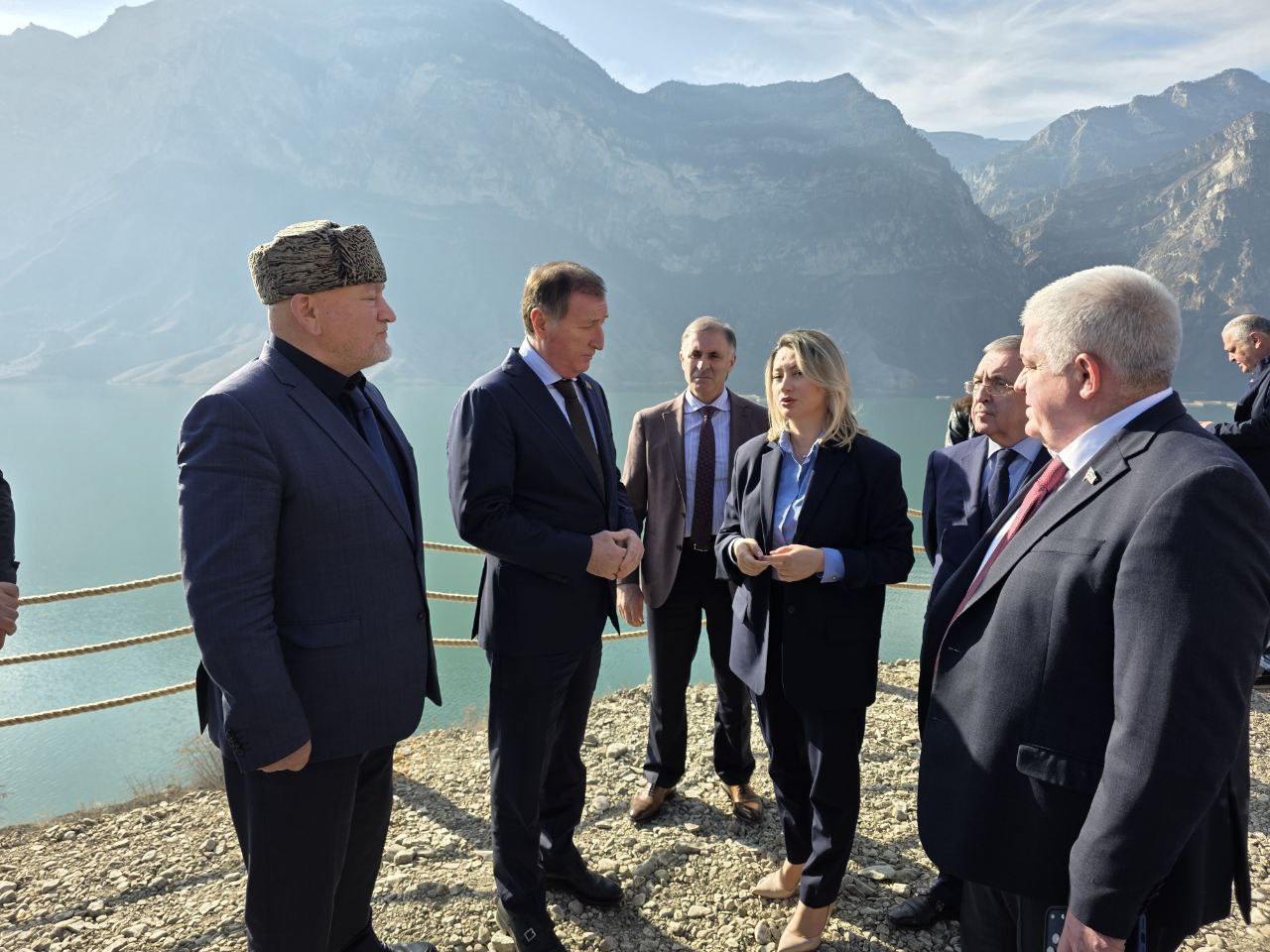 В рамках поездки состоялся также осмотр площадки «Ирганайское