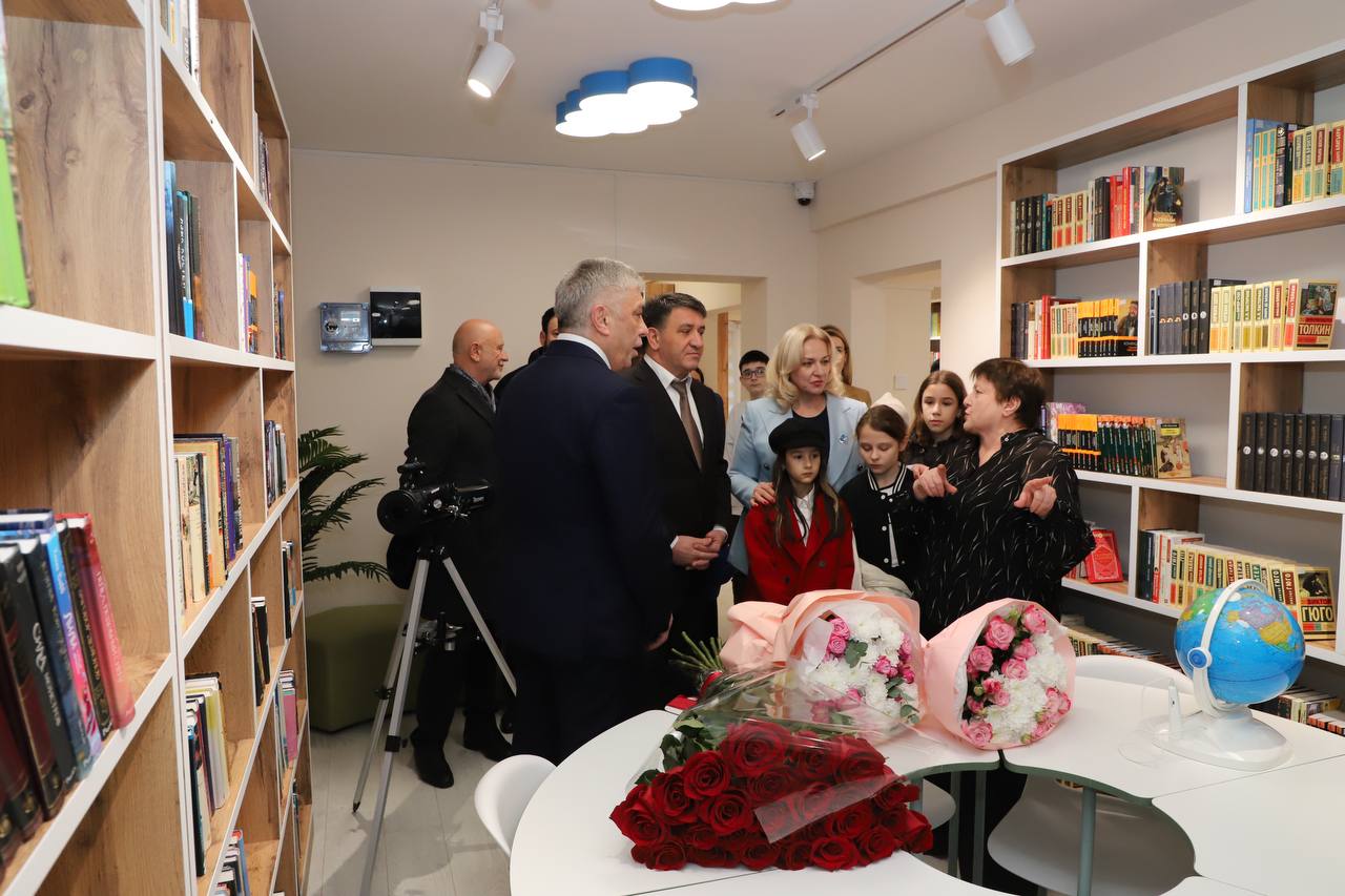 Новая модельная библиотека распахнула свои двери для посетителей Новая модельная библиотека распахнула свои двери для посетителей